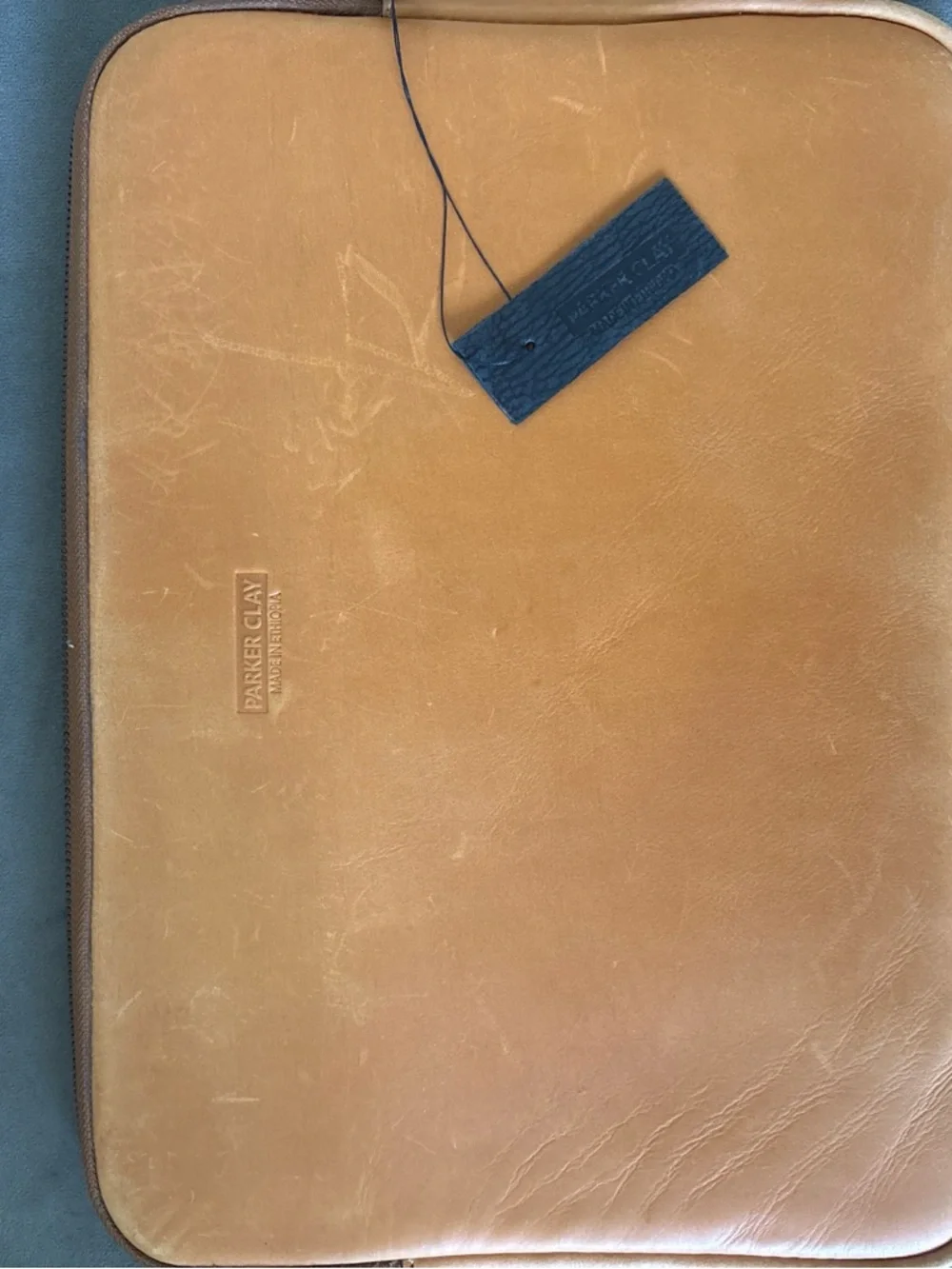 Tan Leather Laptop Sleeve